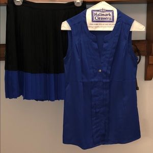 Banana republic skirt and top